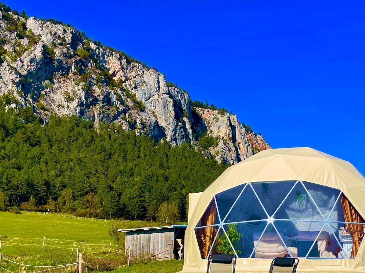 Maiersdorf Glamping Hohe Wand - Zelt Mit Sternenfenster Und Whirlpool酒店 外观 照片