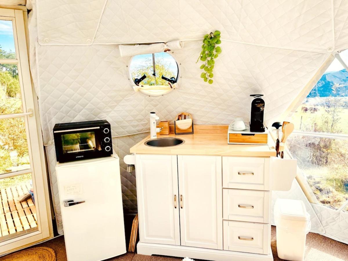 Maiersdorf Glamping Hohe Wand - Zelt Mit Sternenfenster Und Whirlpool酒店 外观 照片
