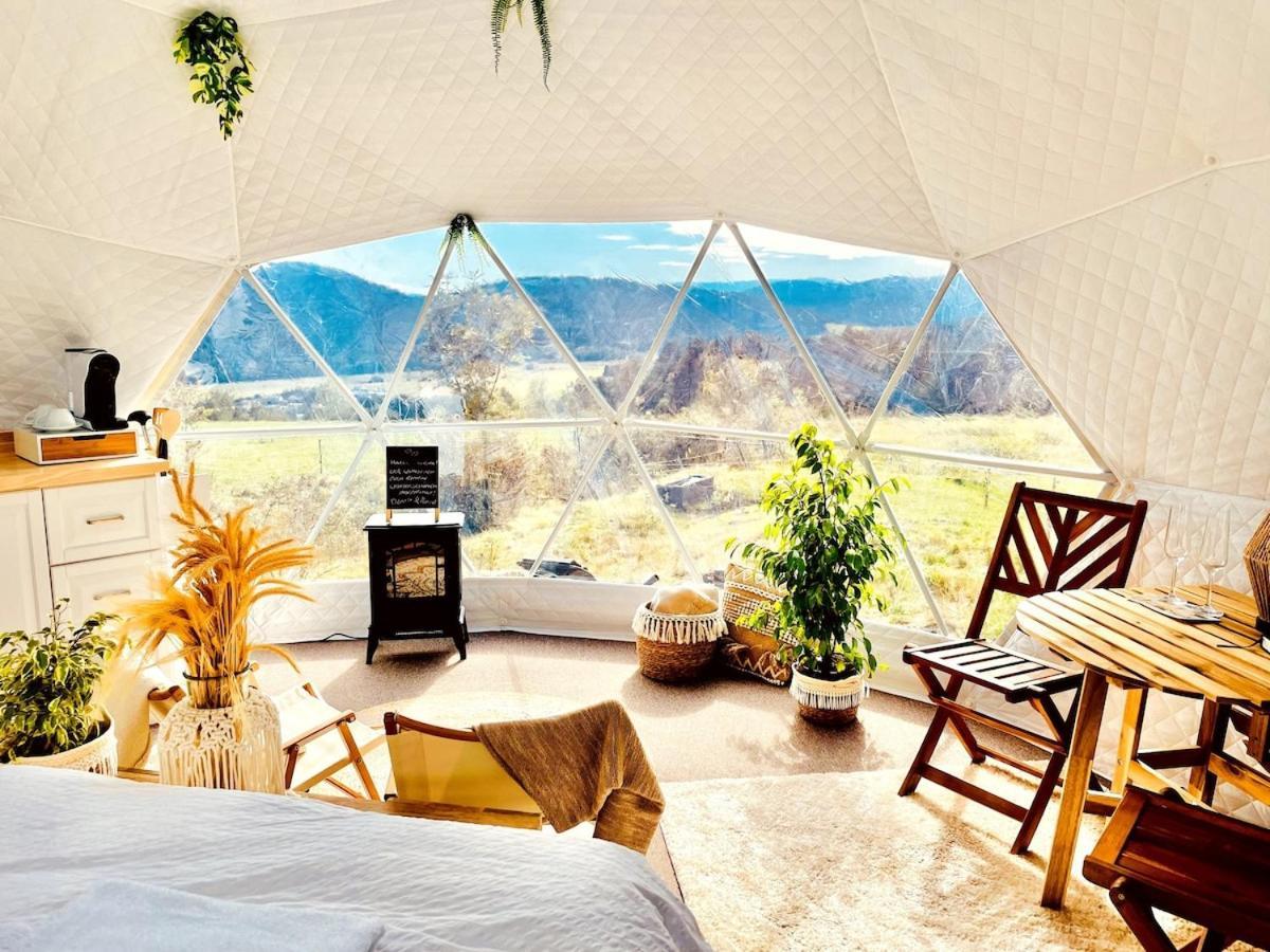 Maiersdorf Glamping Hohe Wand - Zelt Mit Sternenfenster Und Whirlpool酒店 外观 照片