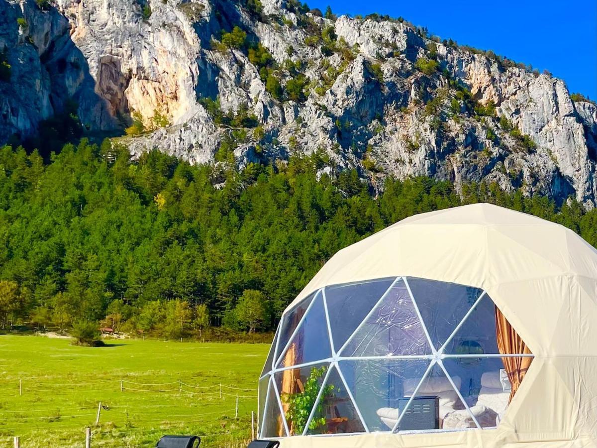 Maiersdorf Glamping Hohe Wand - Zelt Mit Sternenfenster Und Whirlpool酒店 外观 照片